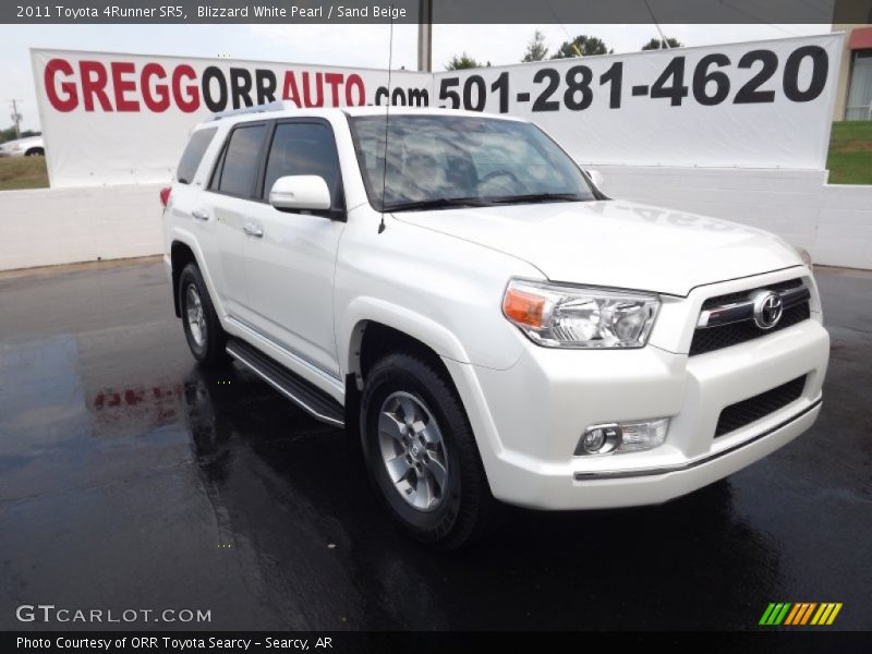 Blizzard White Pearl / Sand Beige 2011 Toyota 4Runner SR5