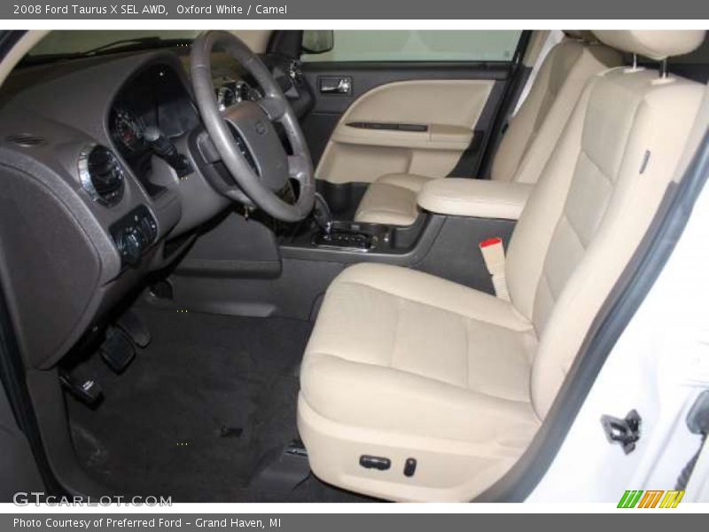 Oxford White / Camel 2008 Ford Taurus X SEL AWD