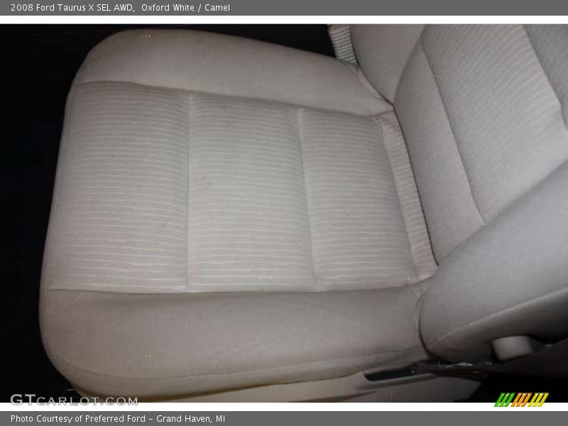 Oxford White / Camel 2008 Ford Taurus X SEL AWD