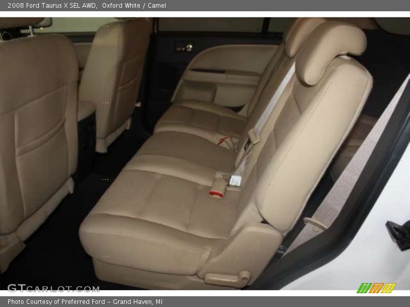 Oxford White / Camel 2008 Ford Taurus X SEL AWD