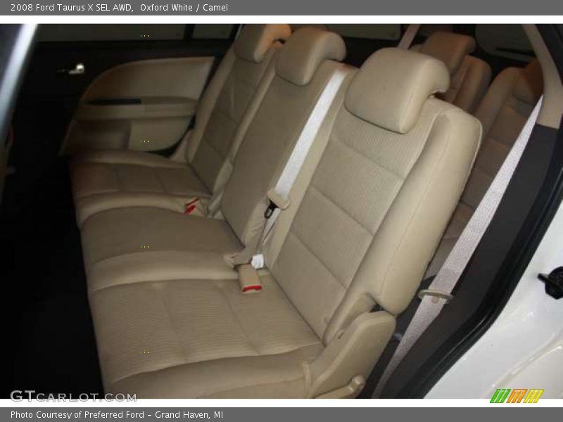 Oxford White / Camel 2008 Ford Taurus X SEL AWD