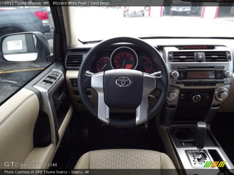Blizzard White Pearl / Sand Beige 2011 Toyota 4Runner SR5