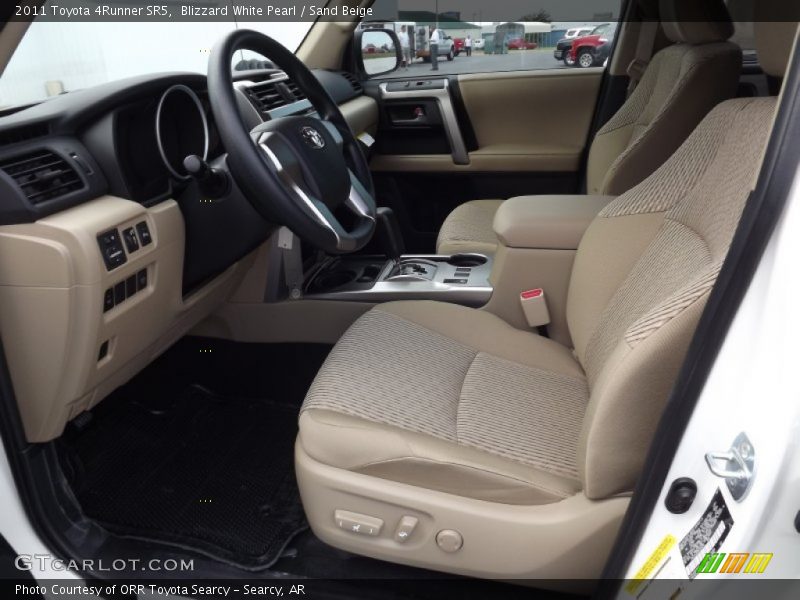 Blizzard White Pearl / Sand Beige 2011 Toyota 4Runner SR5