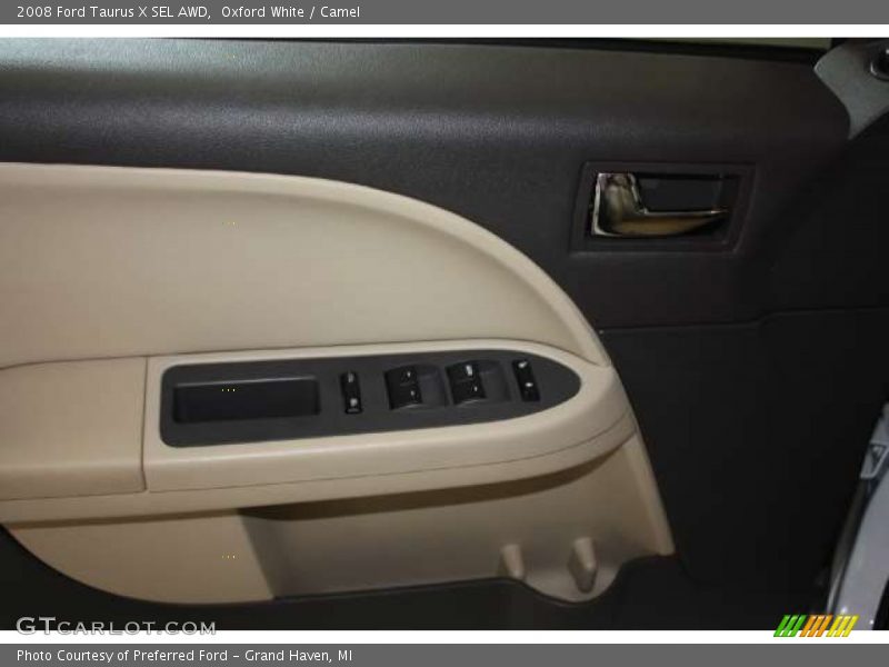 Oxford White / Camel 2008 Ford Taurus X SEL AWD