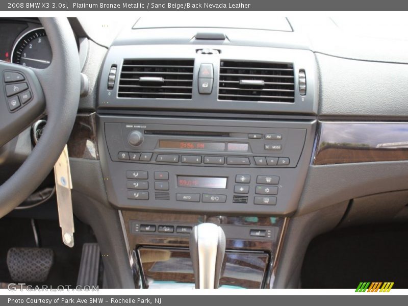 Platinum Bronze Metallic / Sand Beige/Black Nevada Leather 2008 BMW X3 3.0si