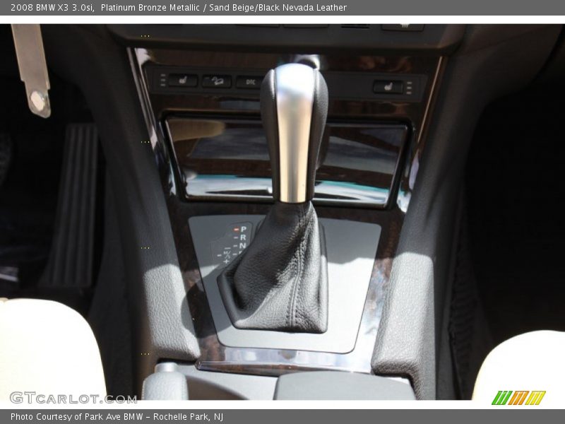 Platinum Bronze Metallic / Sand Beige/Black Nevada Leather 2008 BMW X3 3.0si