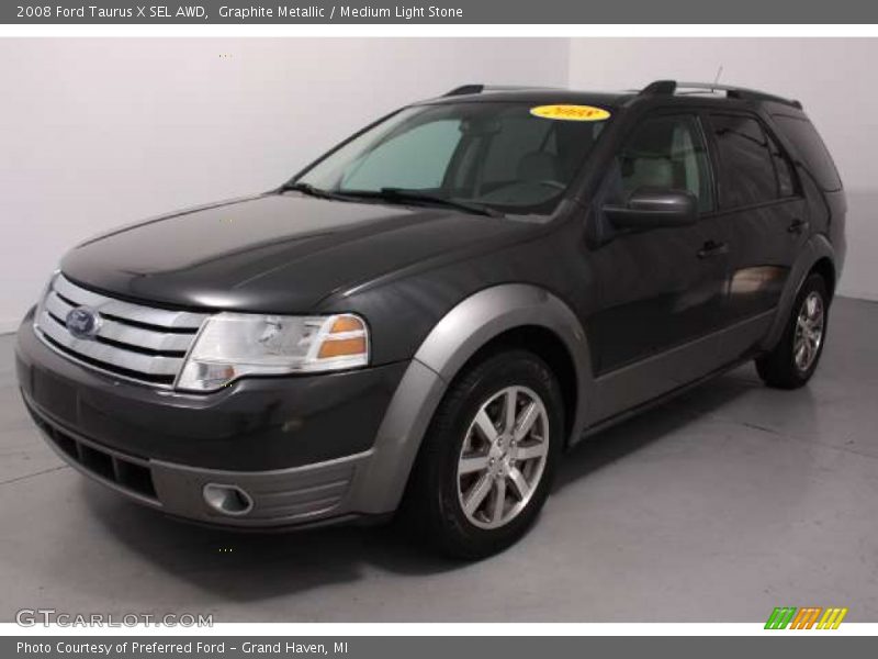 Graphite Metallic / Medium Light Stone 2008 Ford Taurus X SEL AWD