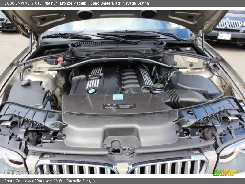 Platinum Bronze Metallic / Sand Beige/Black Nevada Leather 2008 BMW X3 3.0si