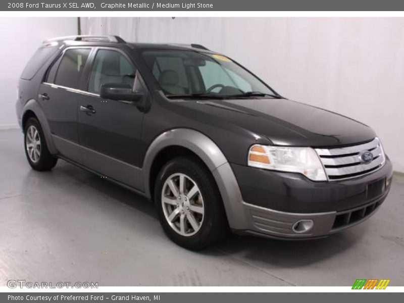 Graphite Metallic / Medium Light Stone 2008 Ford Taurus X SEL AWD