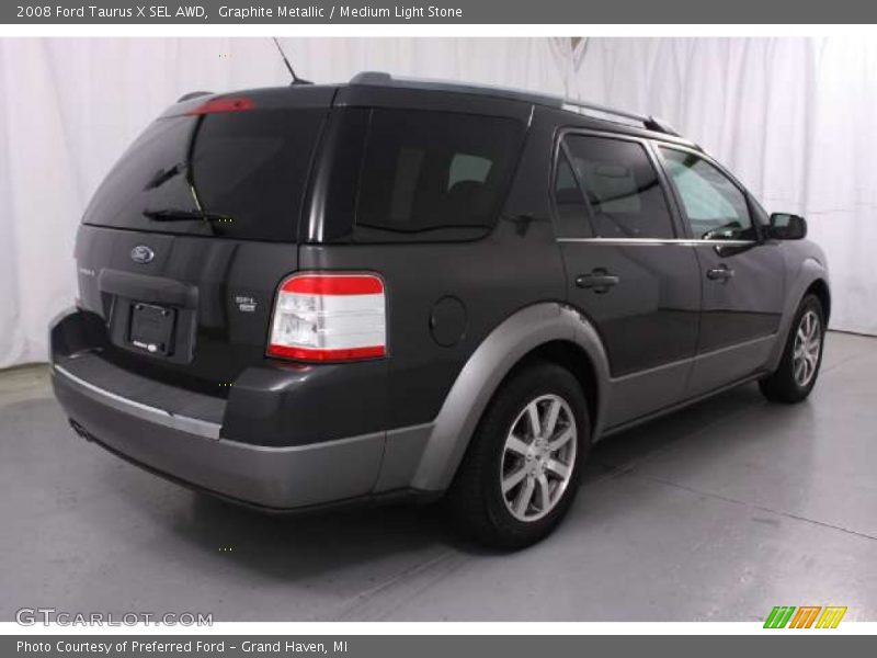 Graphite Metallic / Medium Light Stone 2008 Ford Taurus X SEL AWD