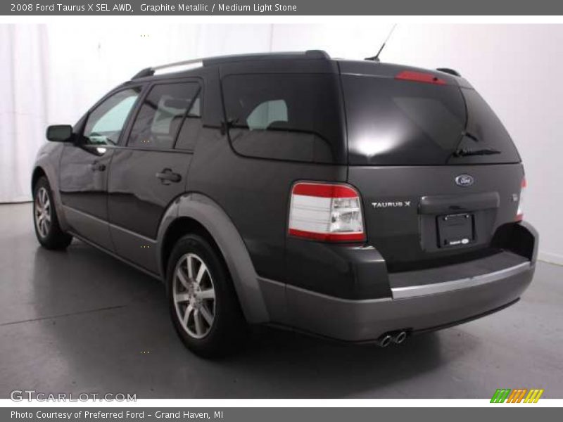 Graphite Metallic / Medium Light Stone 2008 Ford Taurus X SEL AWD