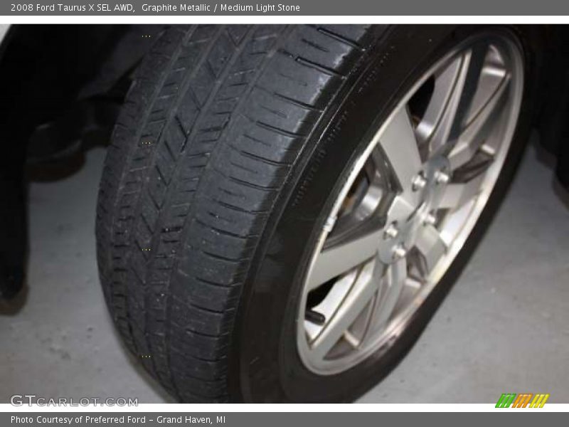 Graphite Metallic / Medium Light Stone 2008 Ford Taurus X SEL AWD