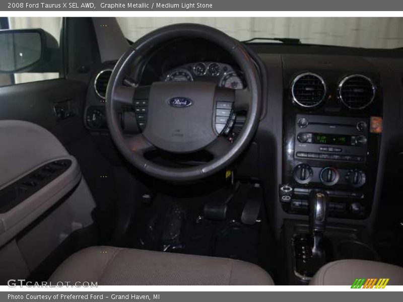 Graphite Metallic / Medium Light Stone 2008 Ford Taurus X SEL AWD