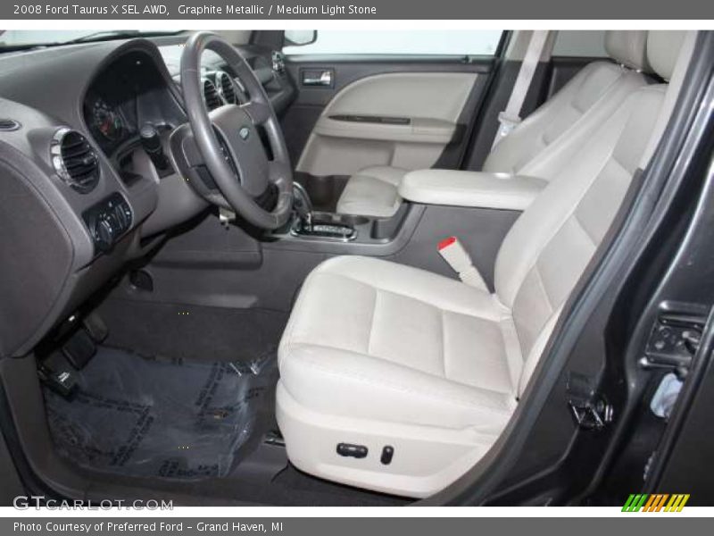 Graphite Metallic / Medium Light Stone 2008 Ford Taurus X SEL AWD