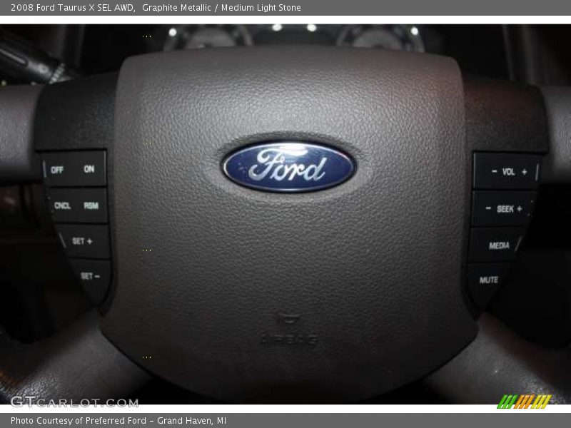Graphite Metallic / Medium Light Stone 2008 Ford Taurus X SEL AWD