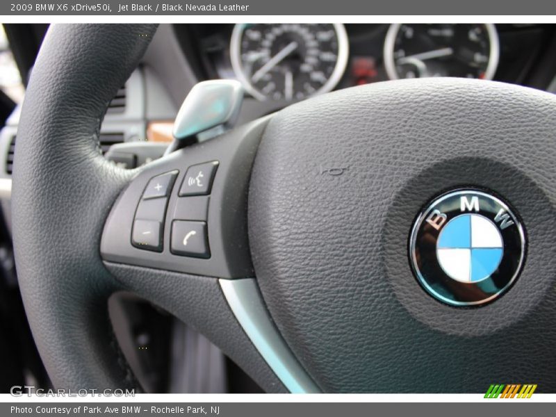 Jet Black / Black Nevada Leather 2009 BMW X6 xDrive50i