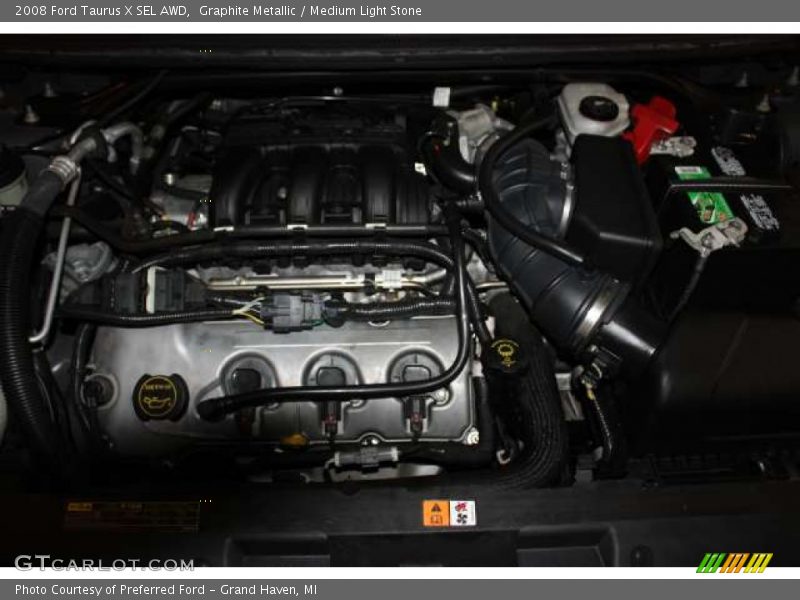 Graphite Metallic / Medium Light Stone 2008 Ford Taurus X SEL AWD