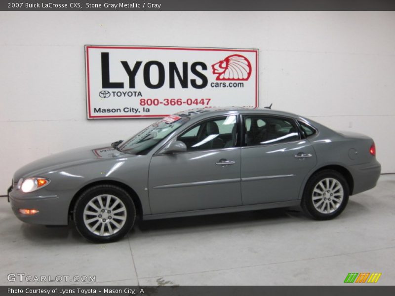 Stone Gray Metallic / Gray 2007 Buick LaCrosse CXS