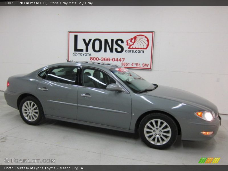 Stone Gray Metallic / Gray 2007 Buick LaCrosse CXS