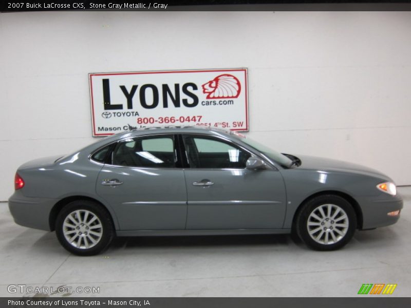 Stone Gray Metallic / Gray 2007 Buick LaCrosse CXS