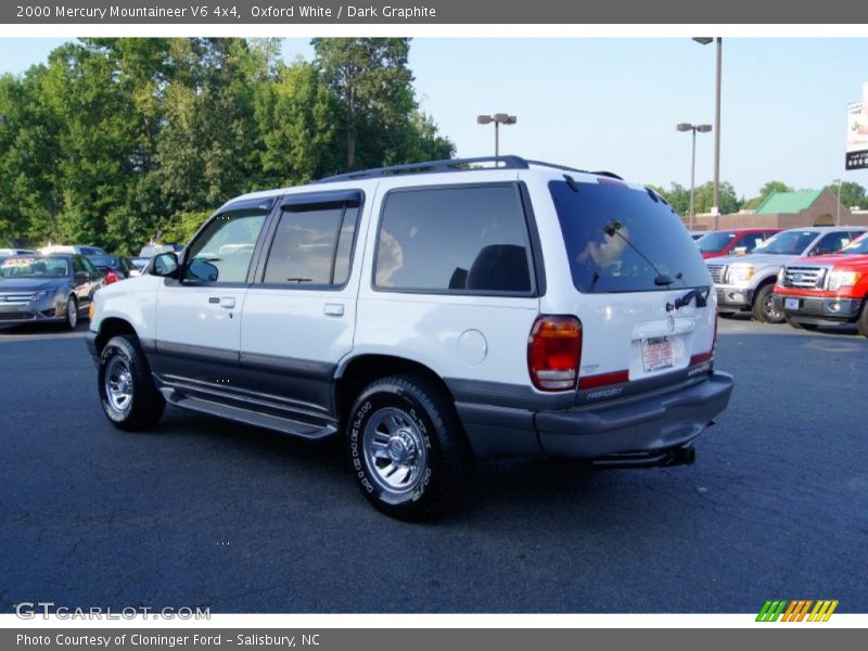 Oxford White / Dark Graphite 2000 Mercury Mountaineer V6 4x4