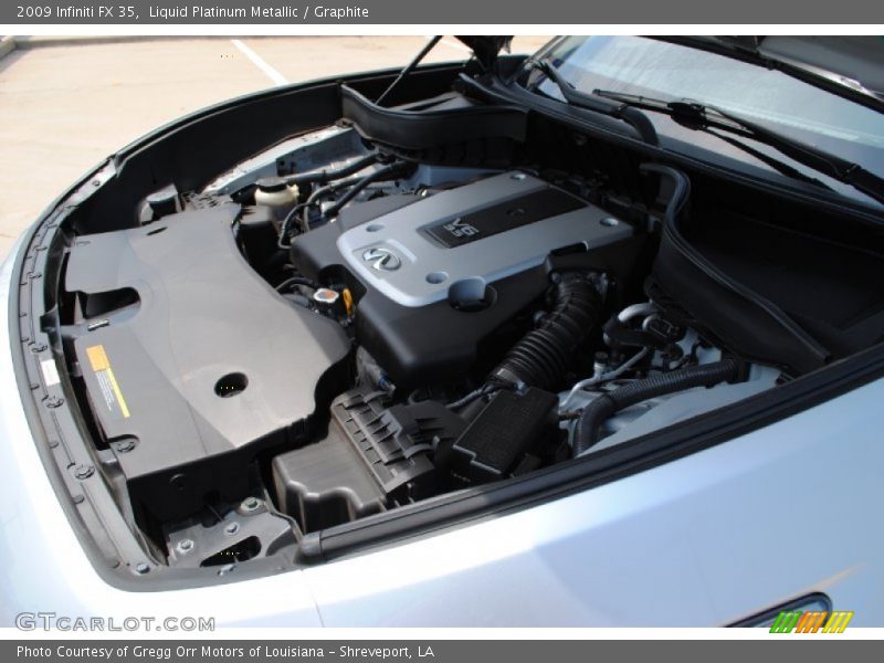 Liquid Platinum Metallic / Graphite 2009 Infiniti FX 35