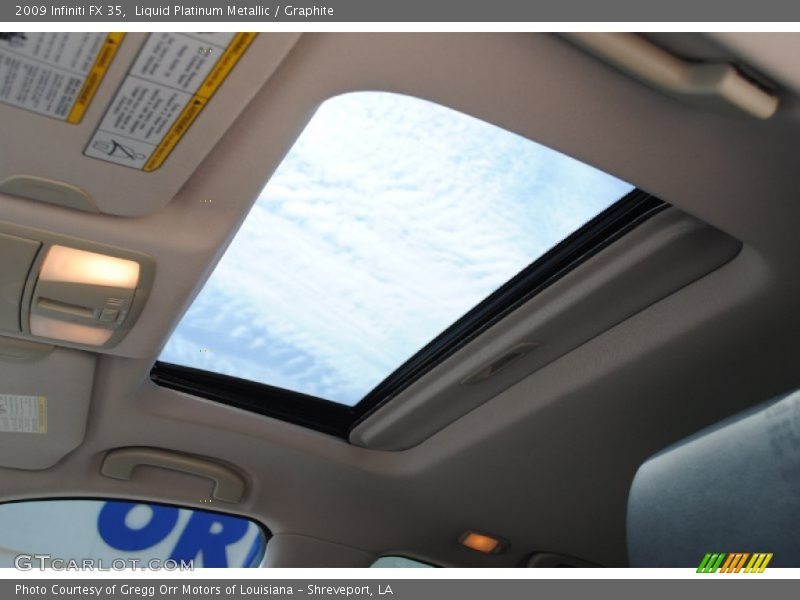 Liquid Platinum Metallic / Graphite 2009 Infiniti FX 35