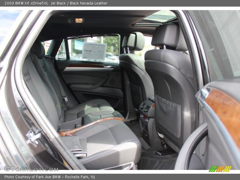 Jet Black / Black Nevada Leather 2009 BMW X6 xDrive50i
