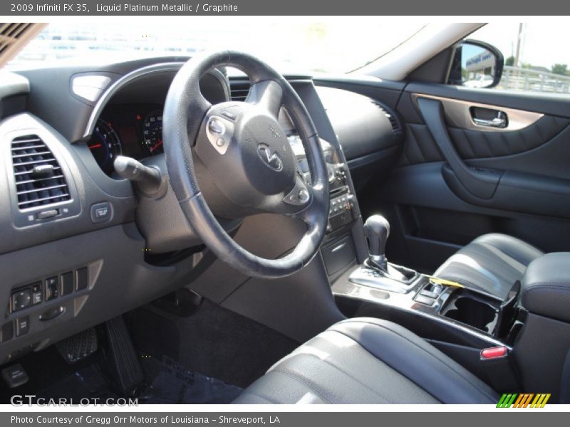 Liquid Platinum Metallic / Graphite 2009 Infiniti FX 35