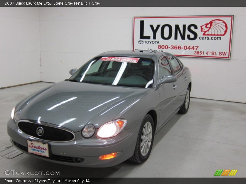 Stone Gray Metallic / Gray 2007 Buick LaCrosse CXS