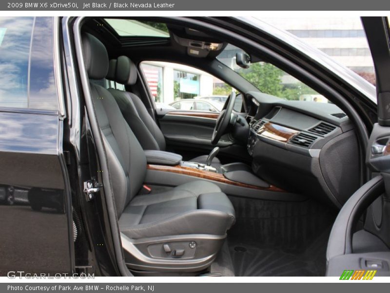 Jet Black / Black Nevada Leather 2009 BMW X6 xDrive50i