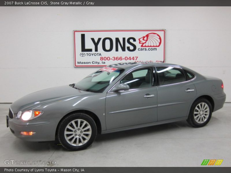Stone Gray Metallic / Gray 2007 Buick LaCrosse CXS
