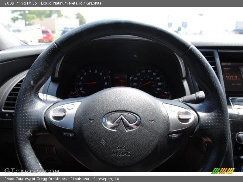 Liquid Platinum Metallic / Graphite 2009 Infiniti FX 35