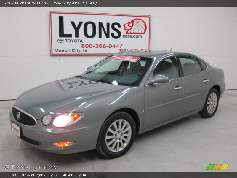 Stone Gray Metallic / Gray 2007 Buick LaCrosse CXS