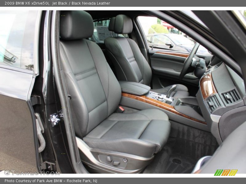 Jet Black / Black Nevada Leather 2009 BMW X6 xDrive50i