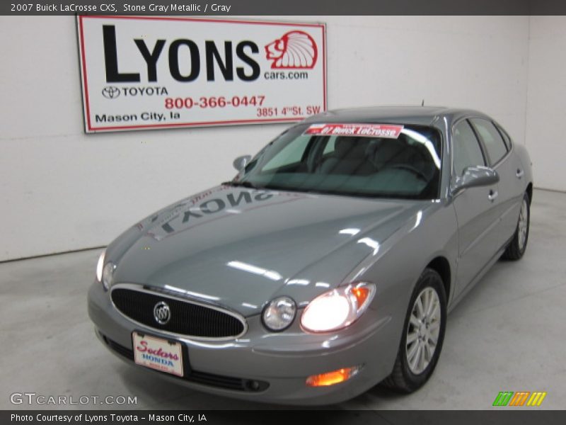 Stone Gray Metallic / Gray 2007 Buick LaCrosse CXS