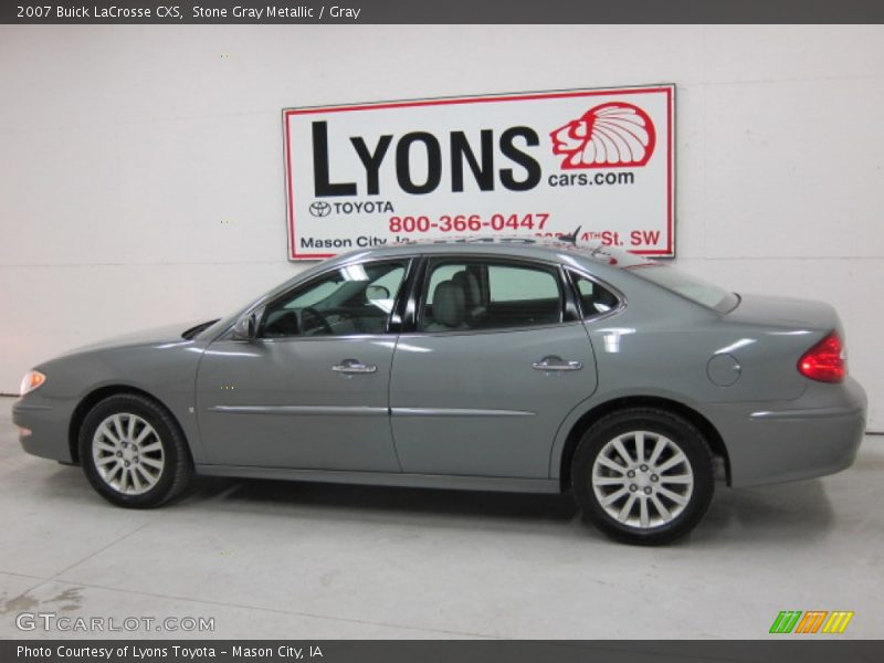 Stone Gray Metallic / Gray 2007 Buick LaCrosse CXS