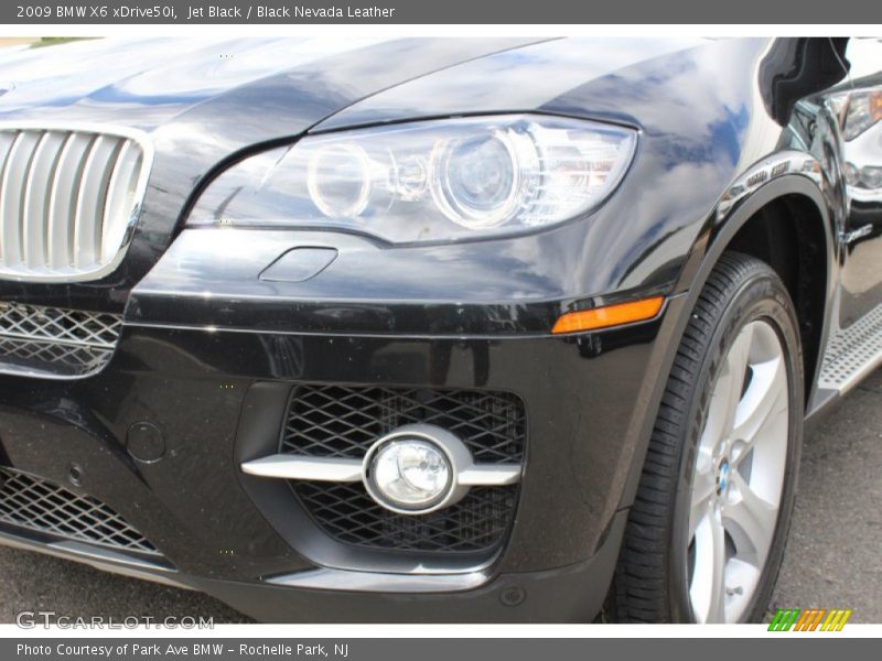 Jet Black / Black Nevada Leather 2009 BMW X6 xDrive50i