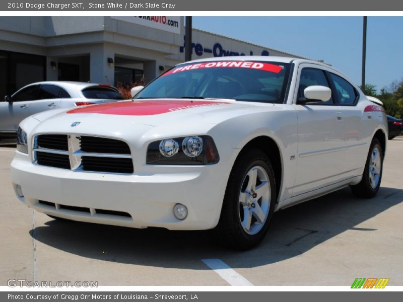 Stone White / Dark Slate Gray 2010 Dodge Charger SXT
