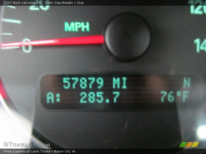 Stone Gray Metallic / Gray 2007 Buick LaCrosse CXS