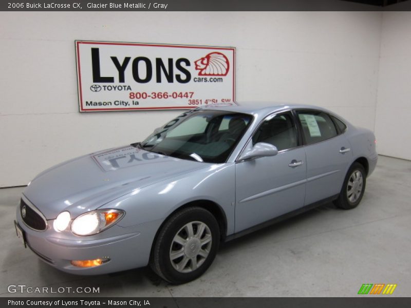 Glacier Blue Metallic / Gray 2006 Buick LaCrosse CX