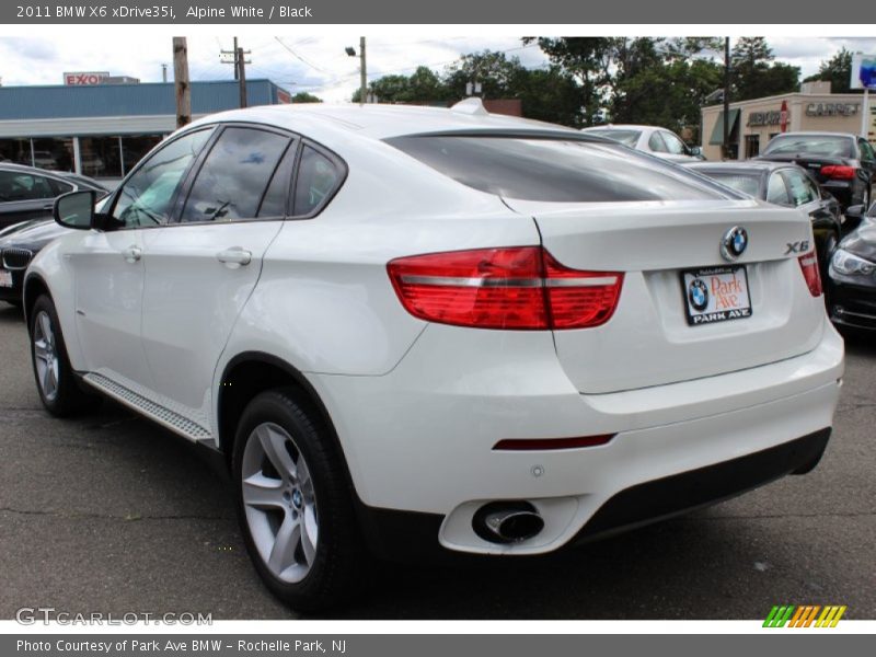 Alpine White / Black 2011 BMW X6 xDrive35i