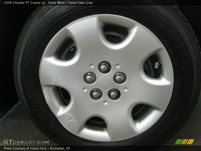 Stone White / Pastel Slate Gray 2008 Chrysler PT Cruiser LX
