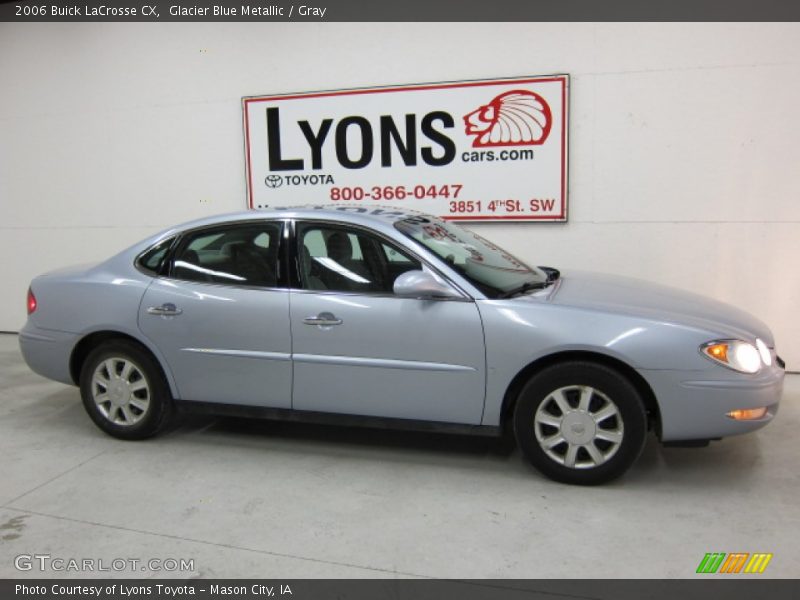 Glacier Blue Metallic / Gray 2006 Buick LaCrosse CX