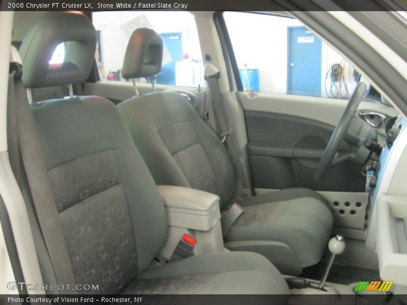 Stone White / Pastel Slate Gray 2008 Chrysler PT Cruiser LX