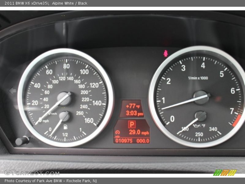  2011 X6 xDrive35i xDrive35i Gauges