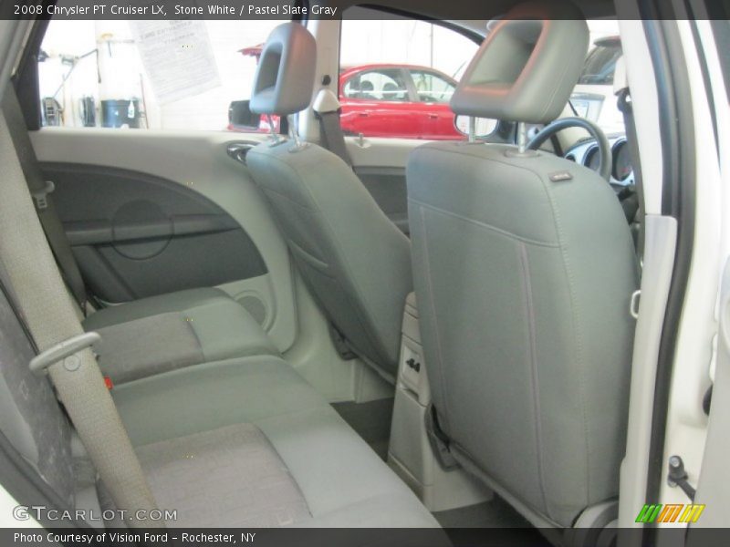 Stone White / Pastel Slate Gray 2008 Chrysler PT Cruiser LX