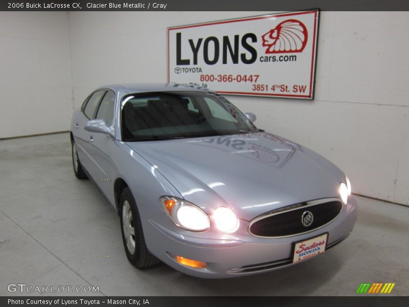 Glacier Blue Metallic / Gray 2006 Buick LaCrosse CX