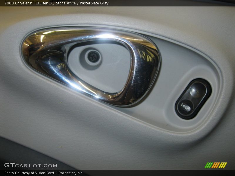 Stone White / Pastel Slate Gray 2008 Chrysler PT Cruiser LX