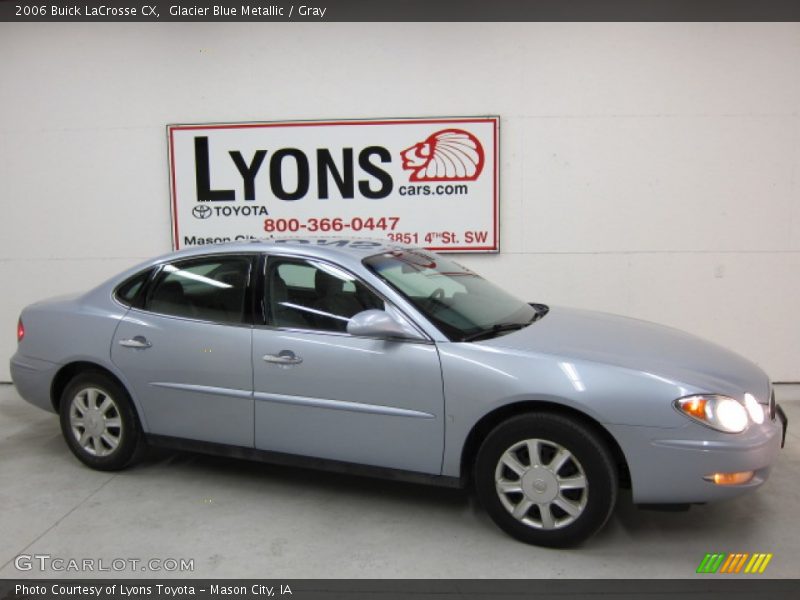 Glacier Blue Metallic / Gray 2006 Buick LaCrosse CX